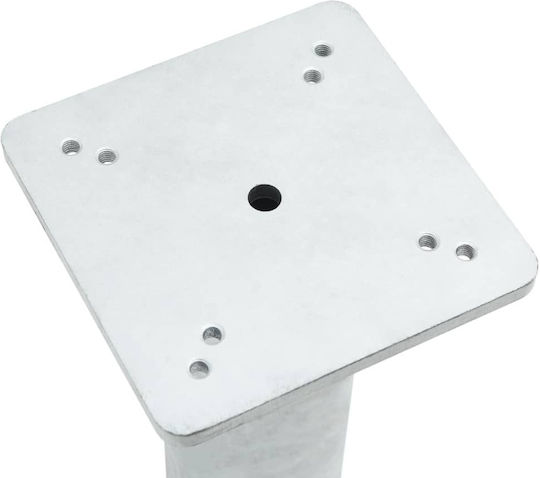 vidaXL Umbrella Stand made of Metal Silver 16x16x39.5cm