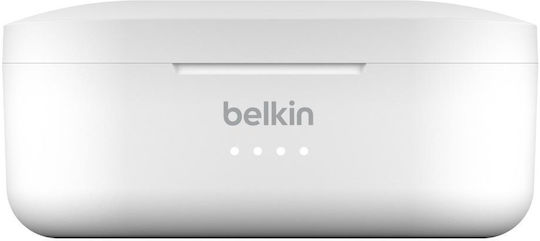 Belkin Soundform In-ear Bluetooth Handsfree Earphones with Sweat Resistance and Charging Case White