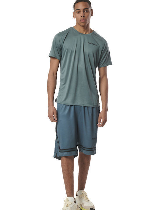 Body Action Men's Athletic T-shirt Short Sleeve Pine Green