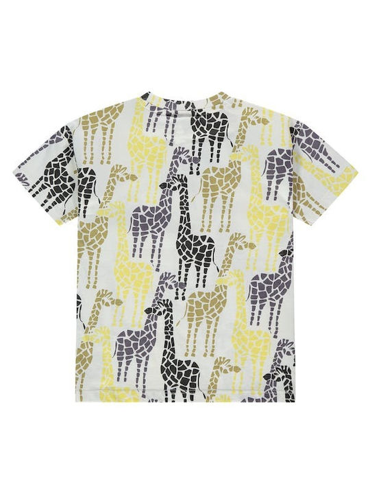 Stains & Stories Kids Blouse Short Sleeve Ecru