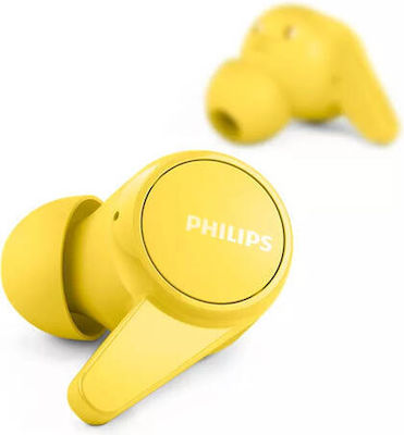 Philips TAT1207 In-ear Bluetooth Handsfree Earphones with Sweat Resistance and Charging Case Yelloα