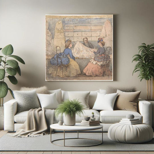 Картина Тъкан 120x120см