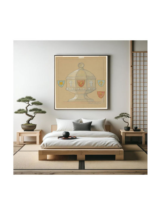 Design Elevation A Tablou Metalic 120x120cm