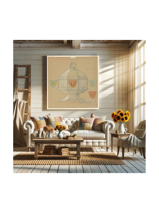 Design Elevation A Tablou Metalic 120x120cm
