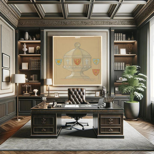 Design Elevation A Painting Metallic 120x120cm