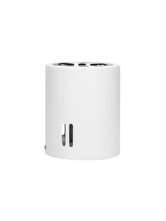 Adviti Single Spot with Socket E27 in White Color