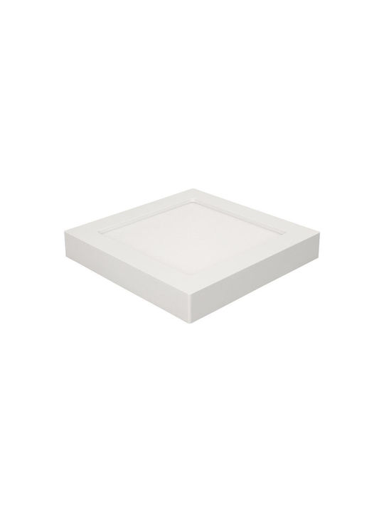 Adviti Pătrat Panou LED Putere 18W cu Alb Natural Lumini