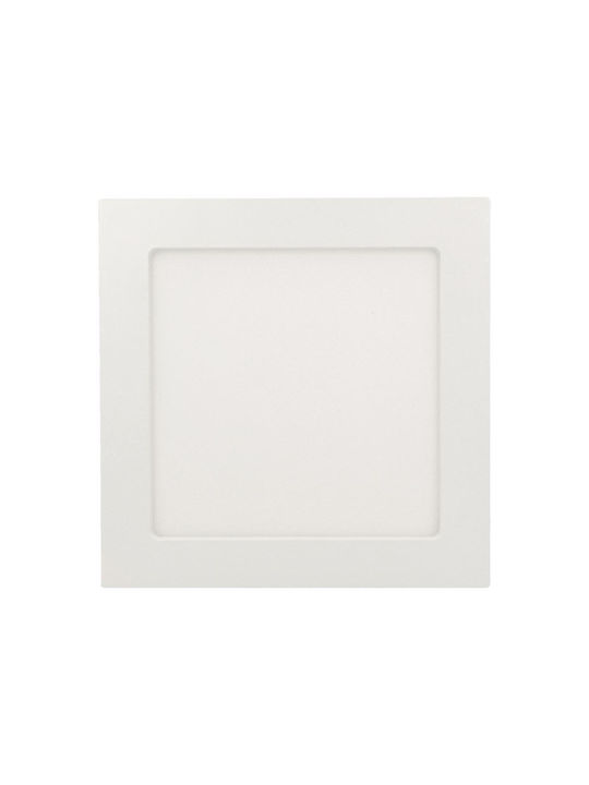 Adviti Pătrat Panou LED Putere 18W cu Alb Natural Lumini
