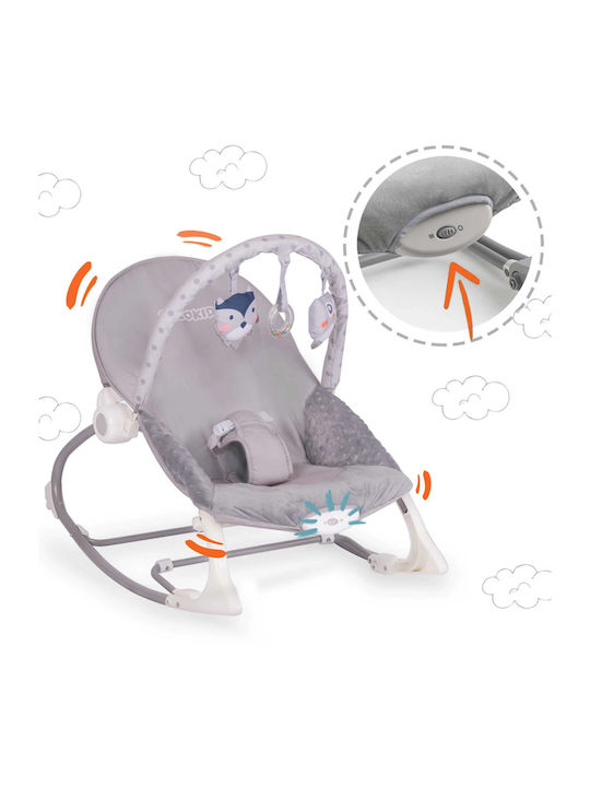 Ricokids Manual Relax pentru Bebeluși Gri pentru Copil până la 9kg