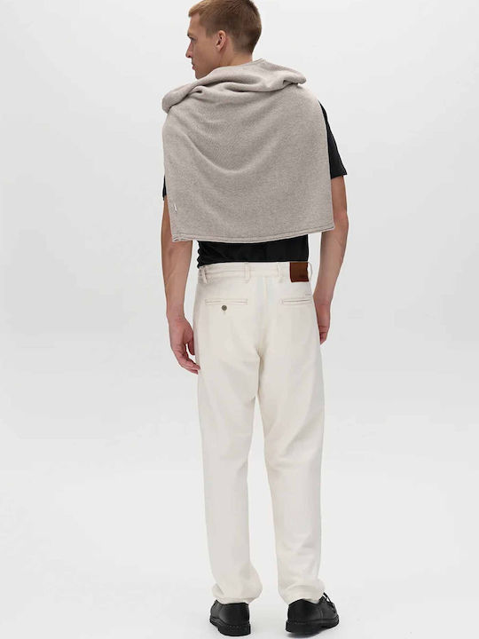 Ανδρικό Παντελόνι Τζιν με Relaxed Tapered Εφαρμογή Ecru
