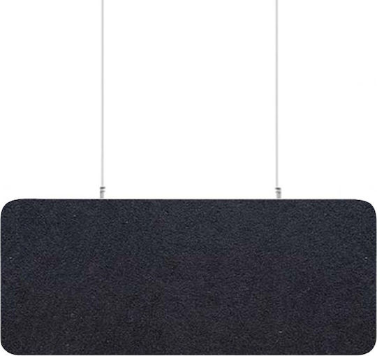 Audiodesigner Ecobaffle Rectangle Ηχοαπορροφητικό Πάνελ (4τμχ) 60cm x 120cm x 40mm σε Γκρι Χρώμα