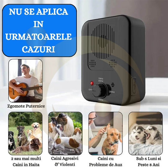 Ultraschall-Anti-Bell-Gerät Hunde Professionelle 15m Anti Hund Bellen Control Device 3 einstellbare Stufen