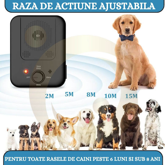 Ultraschall-Anti-Bell-Gerät Hunde Professionelle 15m Anti Hund Bellen Control Device 3 einstellbare Stufen