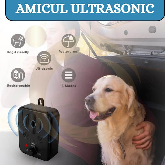 Ultraschall-Anti-Bell-Gerät Hunde Professionelle 15m Anti Hund Bellen Control Device 3 einstellbare Stufen