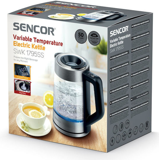 Sencor Βραστήρας 1.7lt 2200W Γκρι