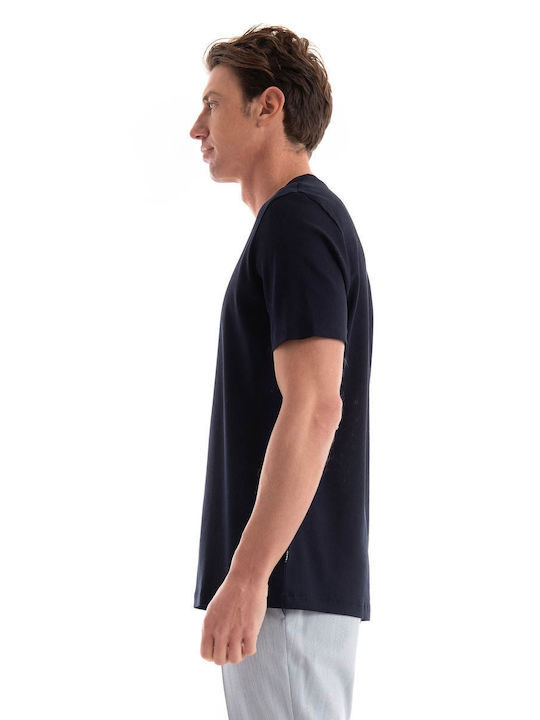 Hugo Boss Tiburt Herren T-Shirt Kurzarm Dark Blue