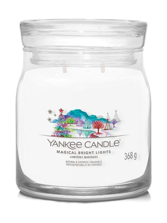 Yankee Candle Αρωματικό Κερί Signature σε Βάζο με Άρωμα Magical Bright Lights 368gr