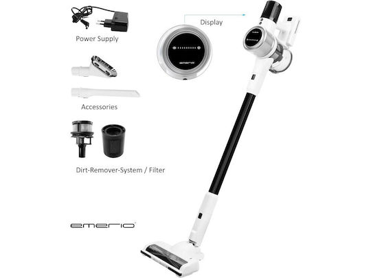 Emerio Rechargeable 2 in 1 Stick & Handheld Vacuum 25.9V White UVC-129496