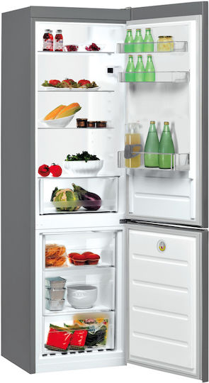 Indesit Kühl-Gefrierkombination 339Es H188.9xB59.5xT65.5cm. Inox LI8S2ES