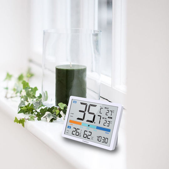 Meteo 05SP109 Drahtlos Wetterstation Digital Tischplatte Weiß