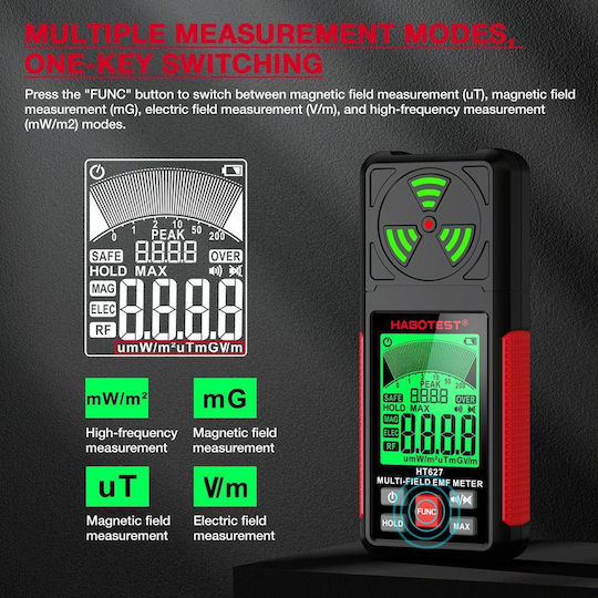 Habotest HT627 Digital Радиационен Метър