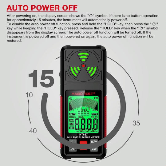 Habotest HT627 Digital Радиационен Метър