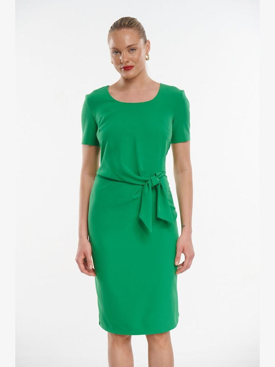 Fibes Midi Dress Green