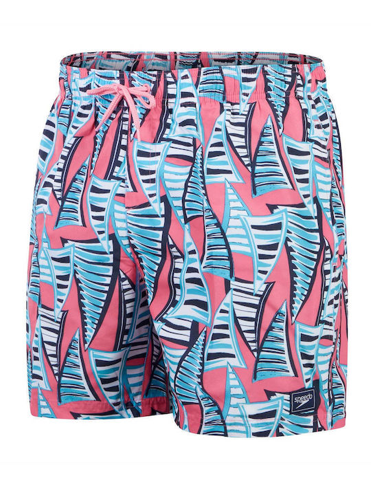Men's Swimwear Shorts Pink with Patterns