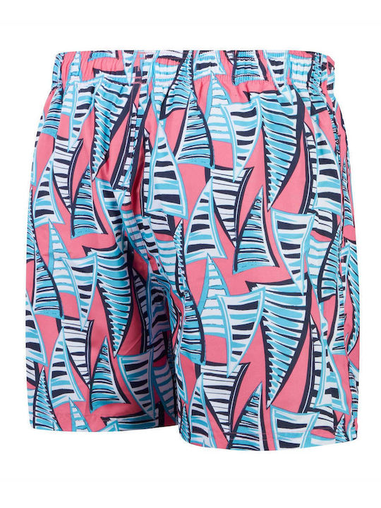 Men's Swimwear Shorts Pink with Patterns