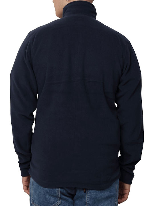 Helly Hansen Ανδρική Ζακέτα Fleece με Φερμουάρ Navy Μπλε