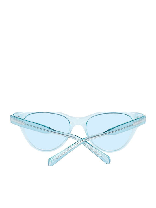 Benetton Women's Sunglasses with Turquoise Frame and Turquoise Lens BE5044 111