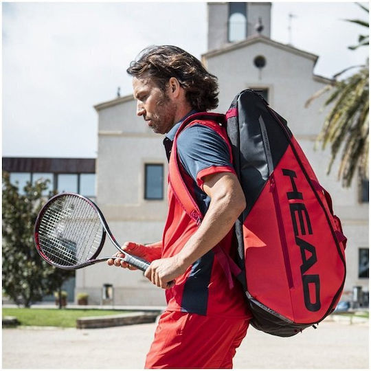 Head Tour Team 9r Supercombi Τσάντα Ώμου / Χειρός Τένις 9 Ρακετών Κόκκινη