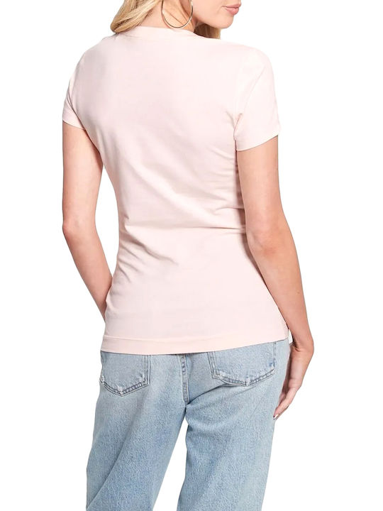 Guess Bluza de Damă din Bumbac Powder Pink