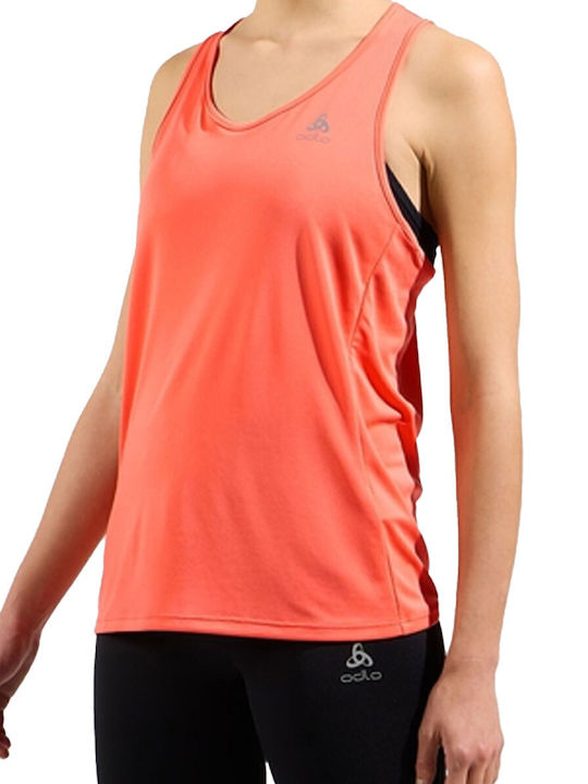 Essentials Damen Sommer Ärmellose Bluse Koralle