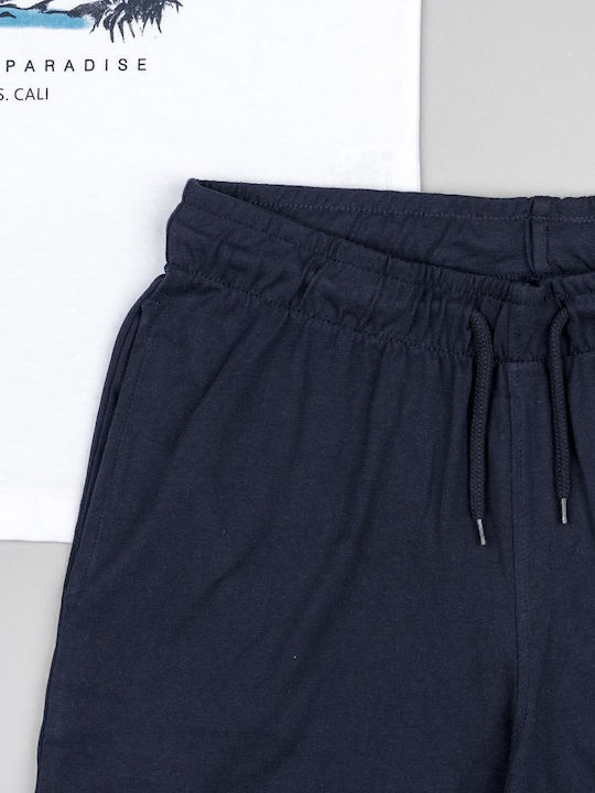 Kinder-Set mit Shorts Sommer 2Stück White