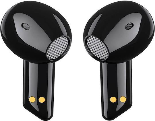 Buxton BTW 3300 In-ear Bluetooth Handsfree Ακουστικά με Θήκη Φόρτισης Μαύρα