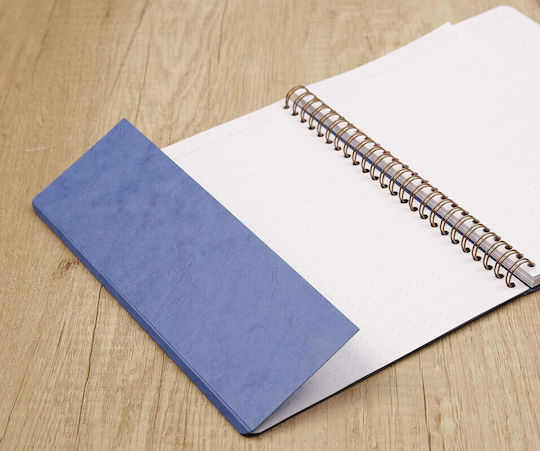 Rhodia Notebook Spiral with Blank Pages White