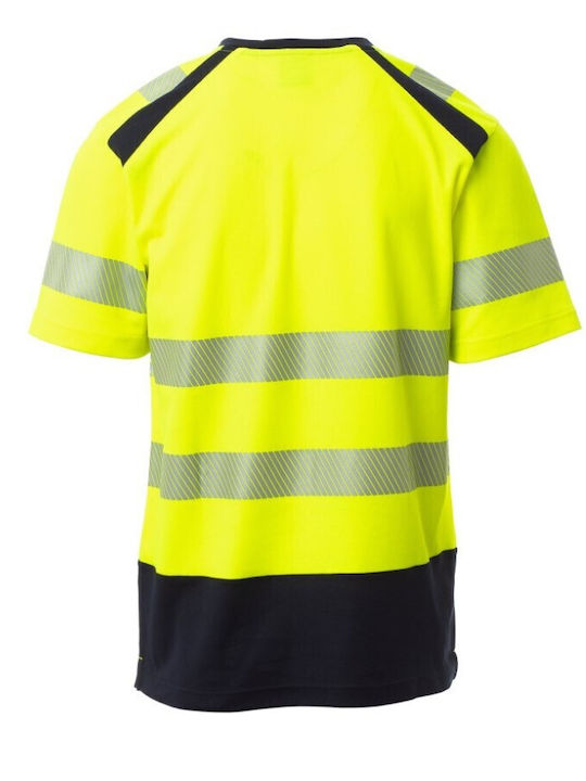 Payper Way T-Shirt Εργασίας Κίτρινο