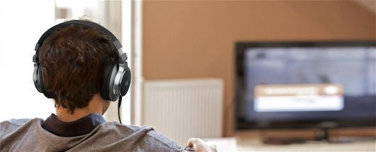 Muse M-275 CTV Жични Over Ear Слушалки Черни