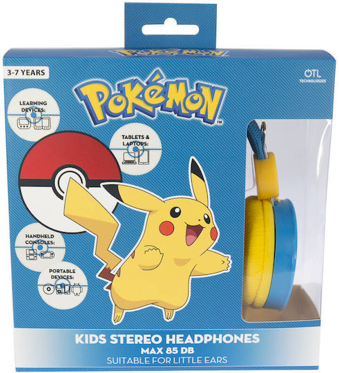 OTL Core Pokémon Pikachu Ενσύρματα On Ear Ακουστικά Μπλε