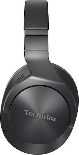 Technics EAH-A800E Wireless Wired Over Ear Headphones with 50 Hours Playing Time and Quick Charge Black