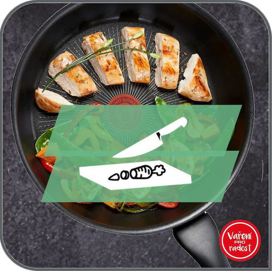 Tefal Simple Cook Τηγάνι από Αλουμίνιο με Αντικολλητική Επίστρωση 26cm