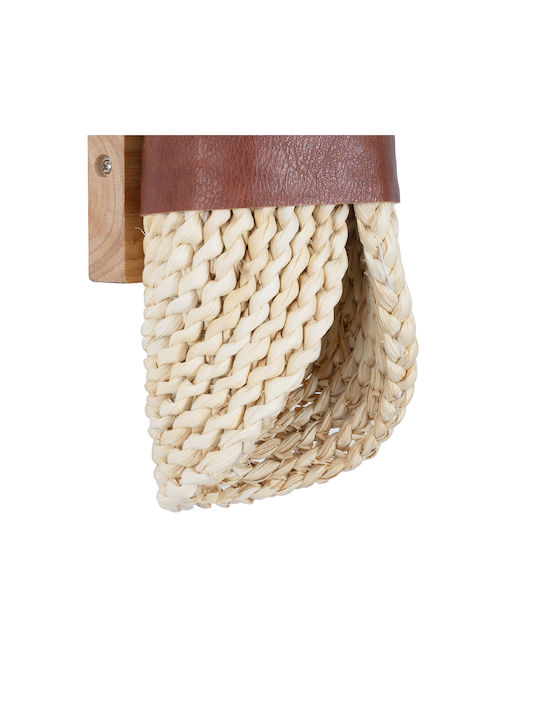 GloboStar Guava Vintage Wall Lamp with G9 Socket Beige 13x30x30cm