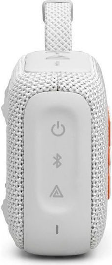 JBL Go 4 Waterproof Bluetooth Speaker 4.2W with Battery Life up to 7 hours White