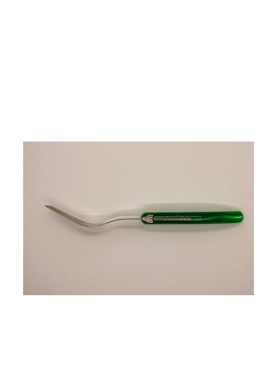 Claude Dozorme Inox Table Fork Set Blue Green Laguiole 6pcs
