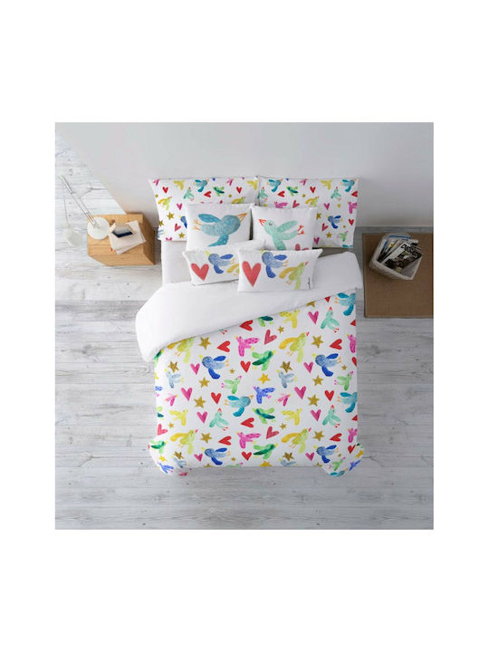 Decolores Kids Duvet Cover Single Cotton Multicolour 140x200cm