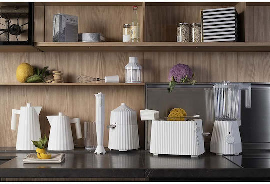 Alessi Plisse Φρυγανιέρα 2 Θέσεων 850W Λευκή