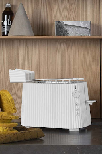 Alessi Plisse Φρυγανιέρα 2 Θέσεων 850W Λευκή