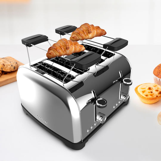 Cecotec Toaster 4 Slots 1700W Inox