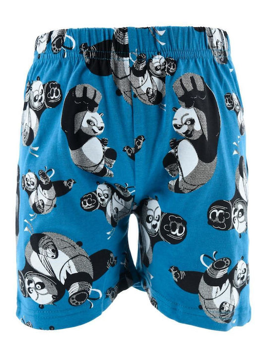 Superheroes Kids' Pajamas Summer Blue